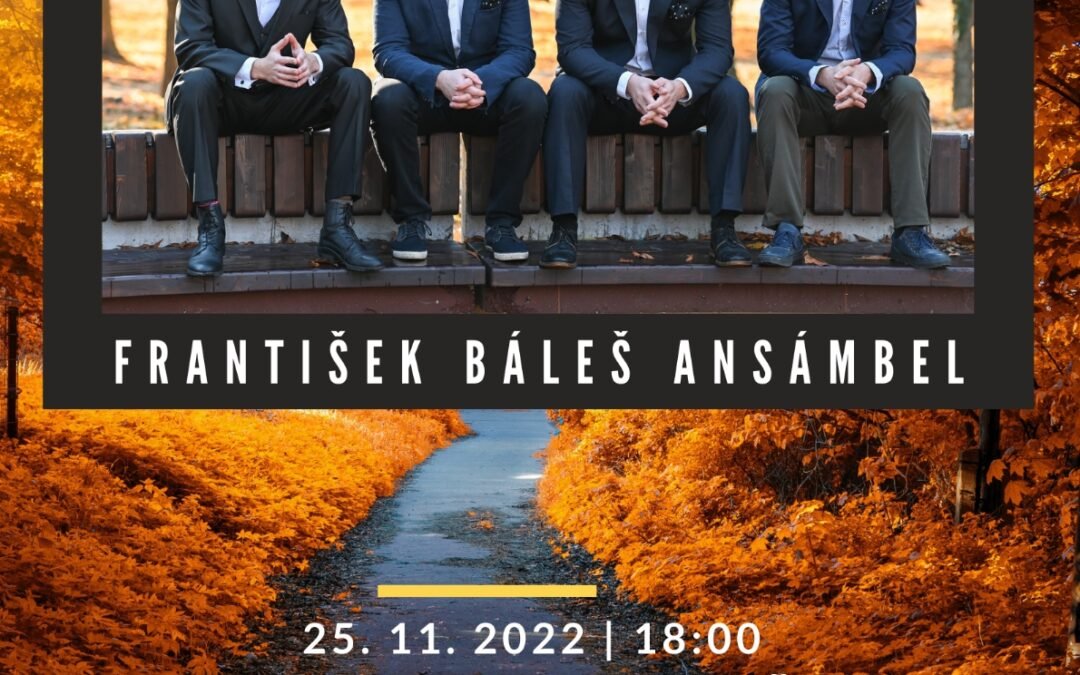 Pozvánka na koncert 25. novembra 2022